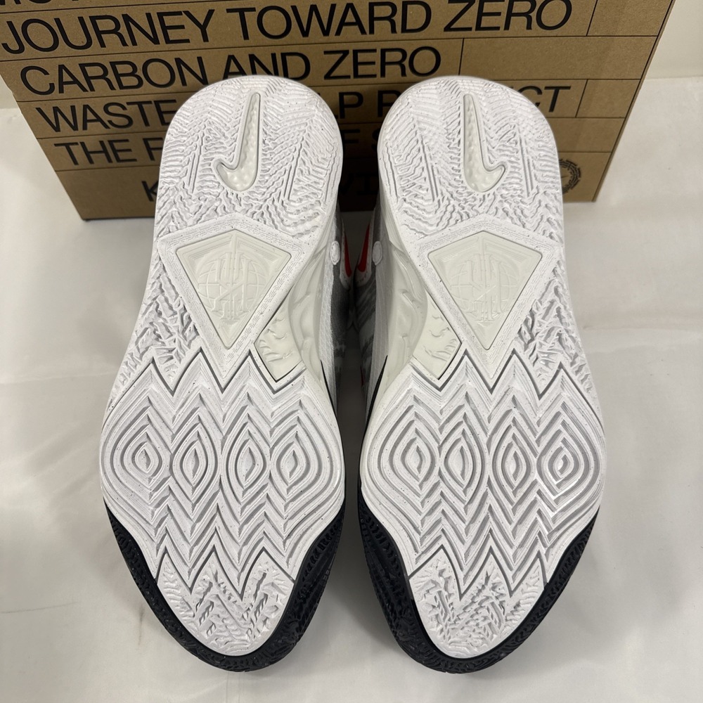 Nike Kyrie 8 Shoes White University Red Women 15. M14 Sneakers Basketball DJ6017 - Picture 6 of 10